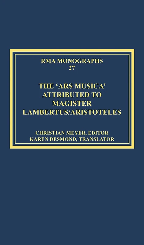 Routledge Ars musica - Magister Lambertus/Aristoteles Book