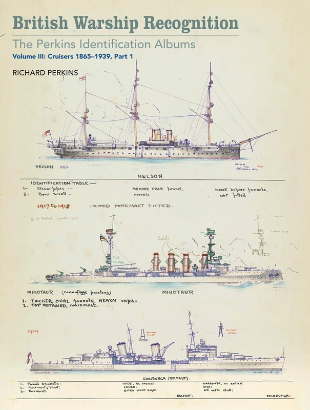 British Warship Recognition: the Perkins Identification Albums: Volume III: Cruisers 1865-1939, Part 1: 3 - Image 1