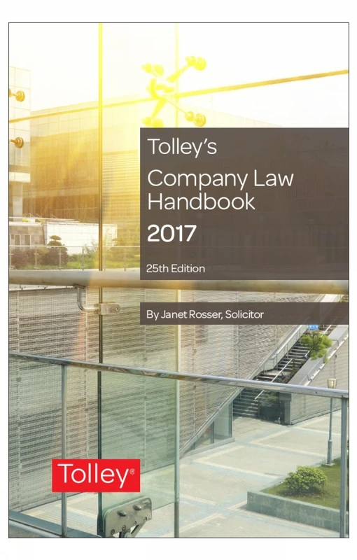 Tolley's Company Law Handbook - 25th Edition Guide