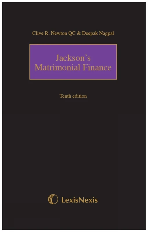 Jackson's Matrimonial Finance Tenth edition