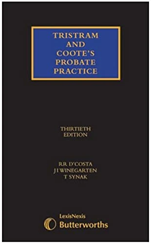 Tristram and Coote's Probate Practice - Image 1