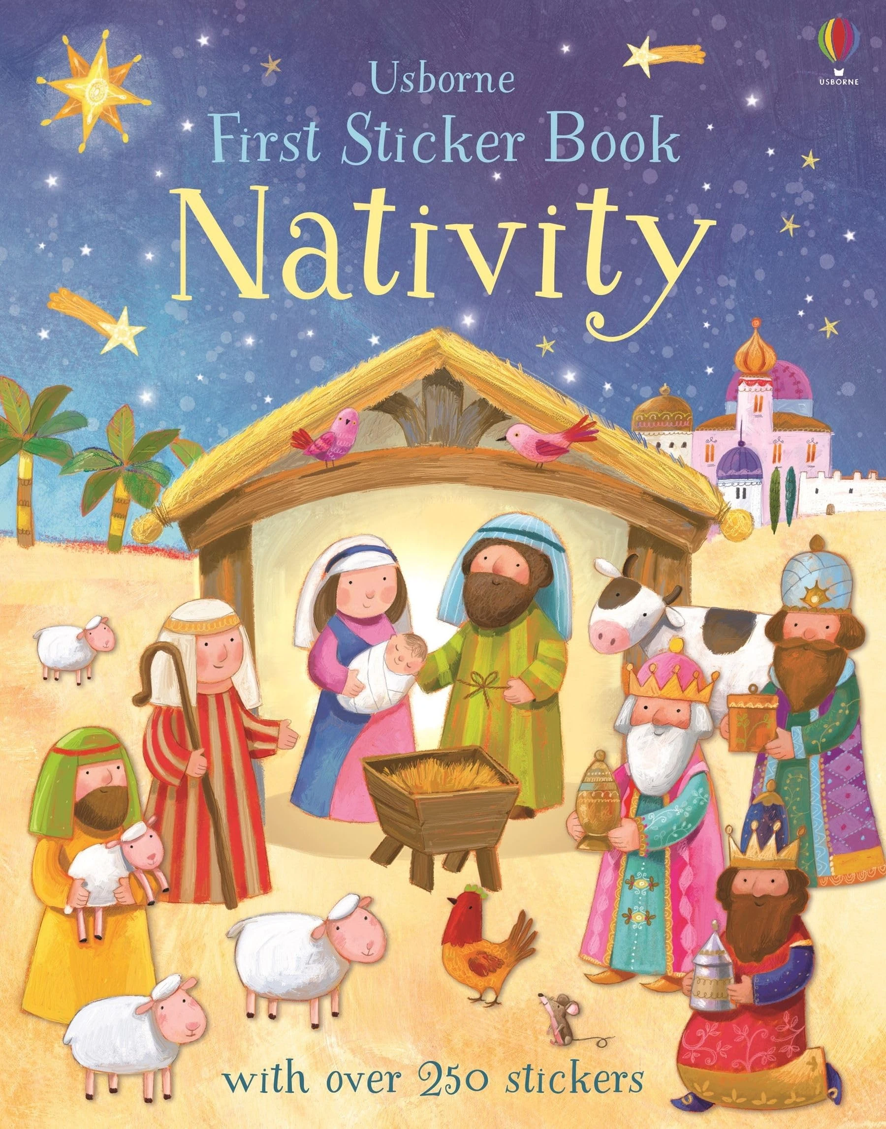 First Sticker Book Nativity: An Enchanting Introduction to the Christmas Story for Little Children (First Sticker Books)