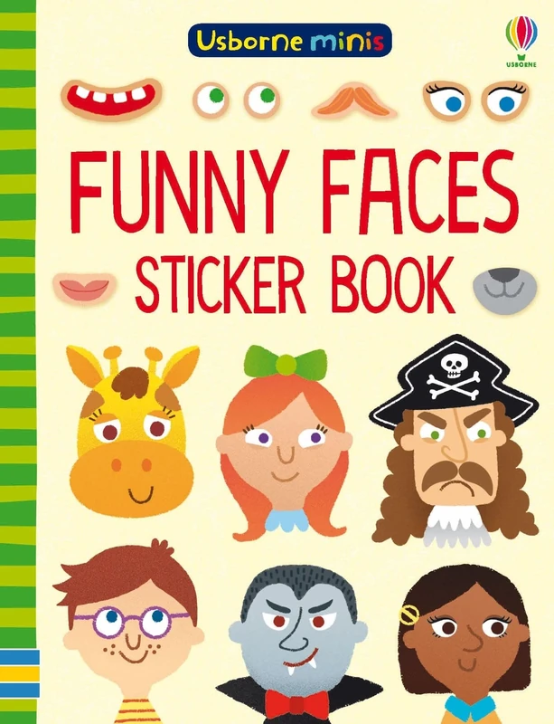 Funny Faces Sticker Book (Usborne Minis)