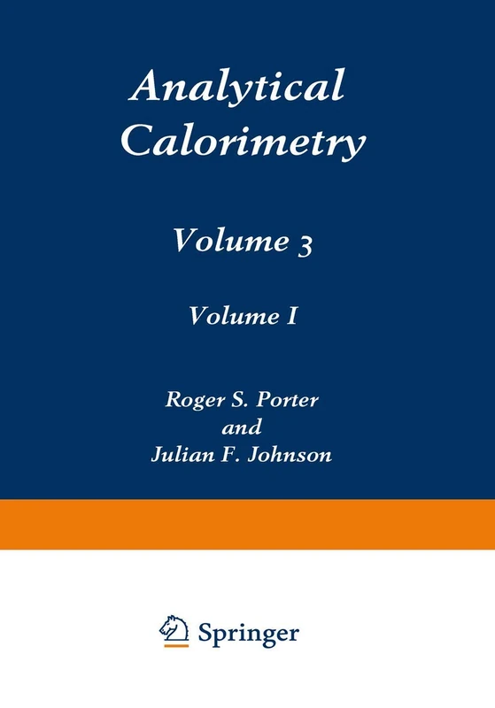 Analytical Calorimetry: Volume 3