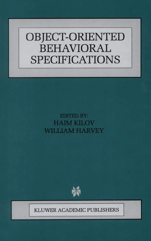 Springer Object-Oriented Behavioral Specifications 371