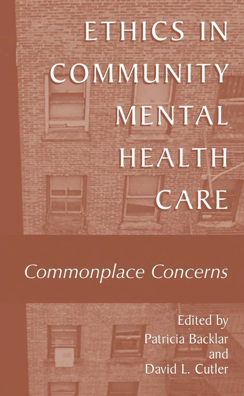 Springer - Ethics in Community Mental Health Care Book