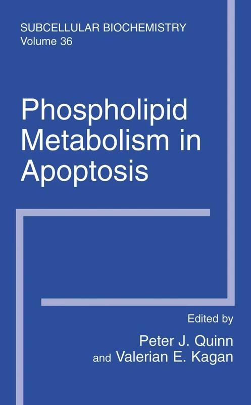 Springer Phospholipid Metabolism in Apoptosis - Subcellular Biochemistry