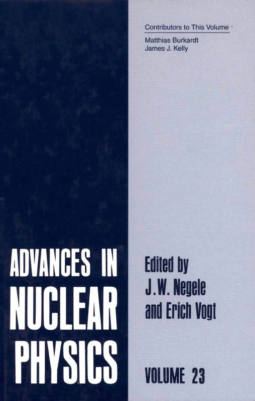 Advances in Nuclear Physics: Volume 23 (Springer Proceedings in Physics, 23)