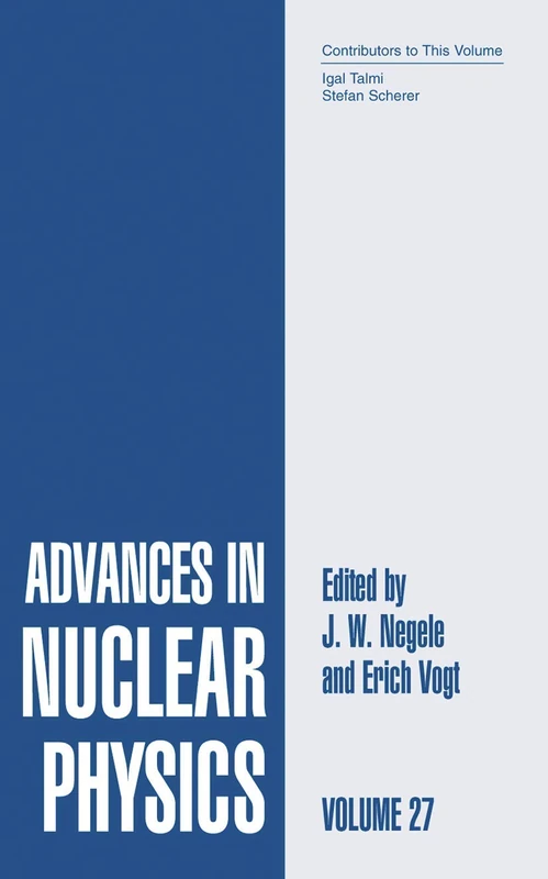 Springer - Advances in Nuclear Physics: Volume 27