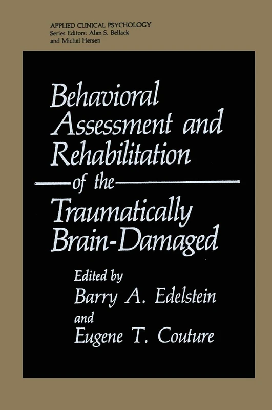 Springer Behavioral Assessment of Brain-Damaged Adults Book