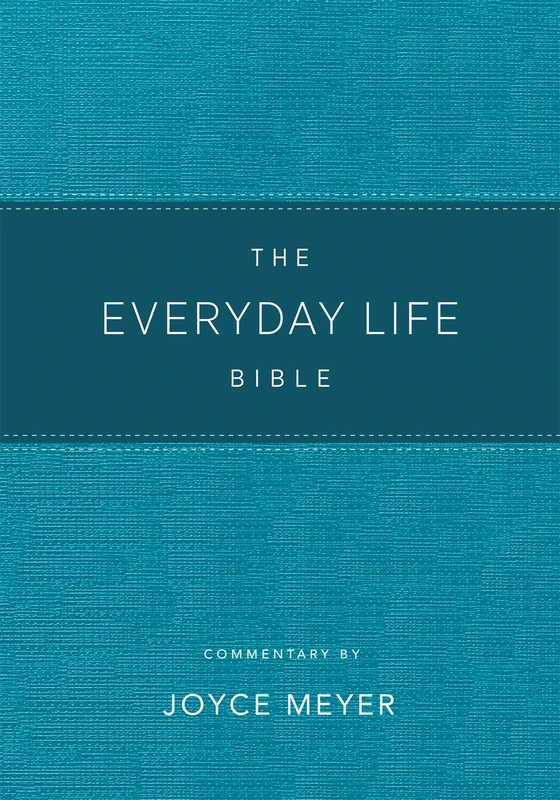 The Everyday Life Bible Teal LeatherLuxe®: The Power of God's Word for Everyday Living