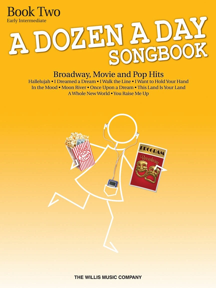 A Dozen A Day Songbook - Book Two | Early Intermediate Piano Sheet Music Collection | Broadway, Movie and Pop Hits for Students and Teachers | Ideal ... Supplement: Early Intermediate Level