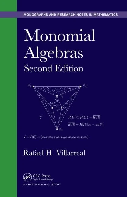 Monomial Algebras (Chapman & Hall/CRC Monographs and Research Notes in Mathematics)