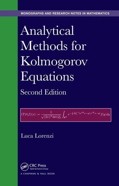 Analytical Methods for Kolmogorov Equations (Chapman & Hall/CRC Monographs and Research Notes in Mathematics)