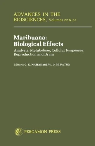 Marihuana: Biological Effects: Analysis, Metabolism, Cellular Responses, Reproduction and Brain