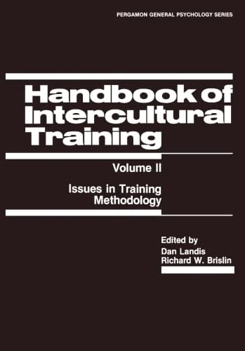 Handbook of Intercultural Training: Issues in Training Methodology