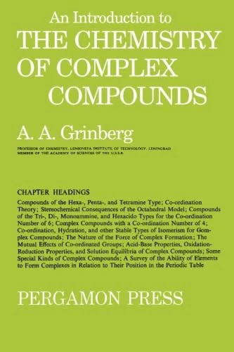 An Introduction to the Chemistry of Complex Compounds