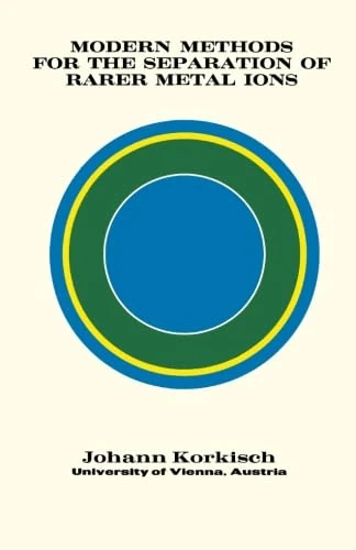 Modern Methods for the Separation of Rarer Metal Ions