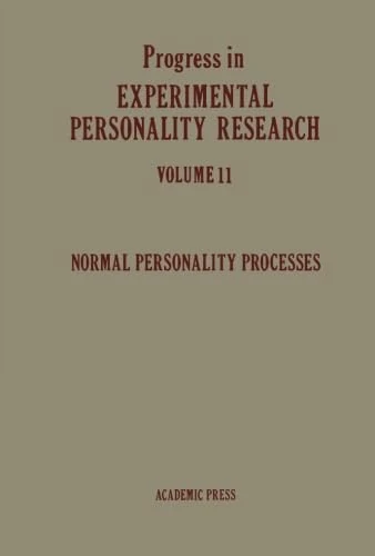Normal Personality Processes: Progress in Experimental Personality Research, Vol. 11 - Image 1