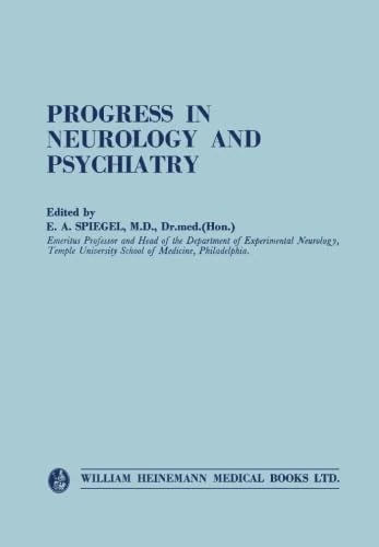 Progress in Neurology and Psychiatry: An Annual Review