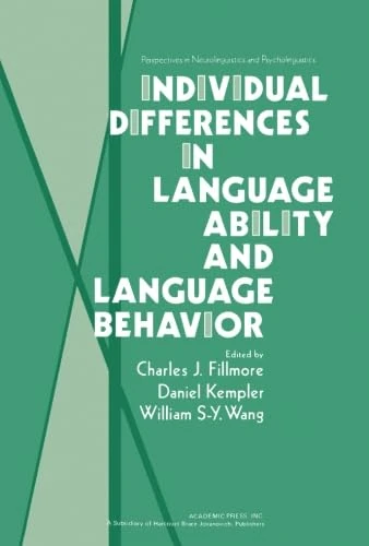 Individual Differences in Language Ability and Language Behavior