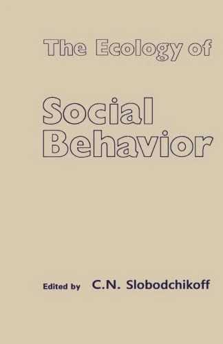 The Ecology of Social Behavior
