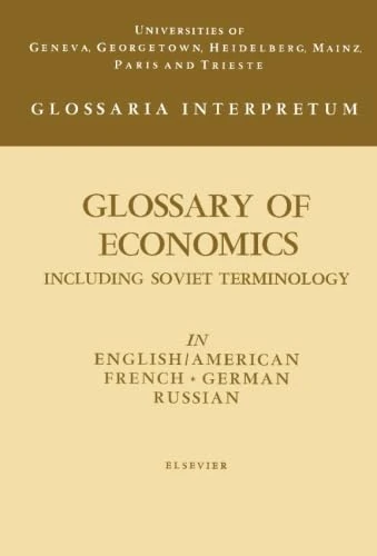 Glossary of Economics: Including Soviet Terminology