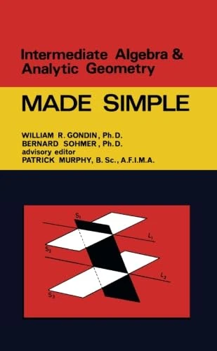 Intermediate Algebra & Analytic Geometry