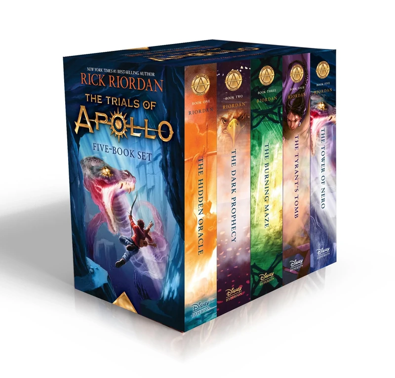 Trials of Apollo, the 5-Book Hardcover Boxed Set: The Tower of Neoro / the Tyrant's Tomb / the Burning Maze / the Dark Prophecy / the Hidden Oracle