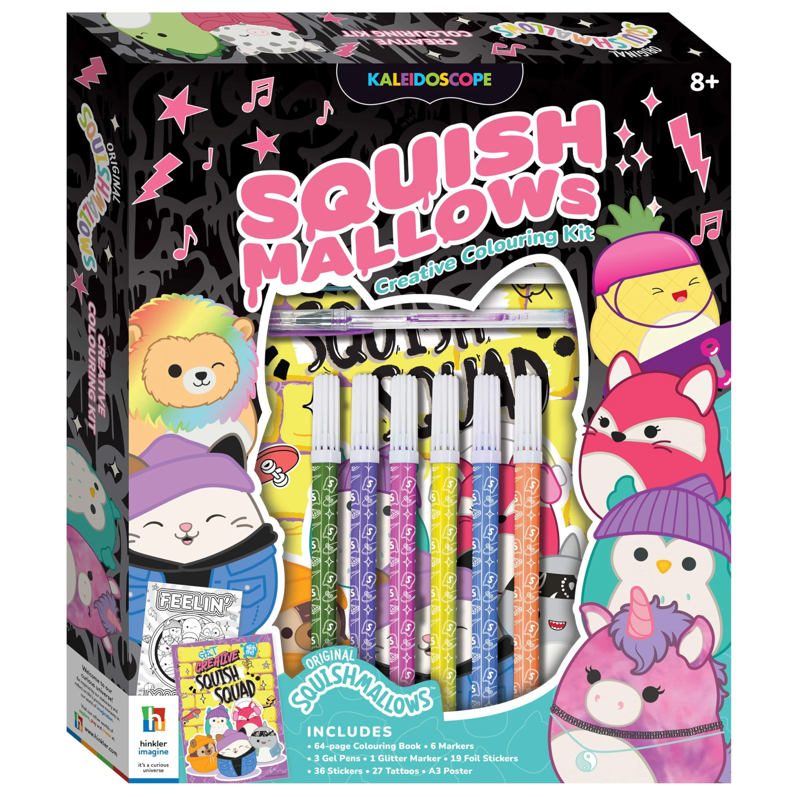 Super Squishmallows Colouring & Activity Kit (Super Kaleidoscope)