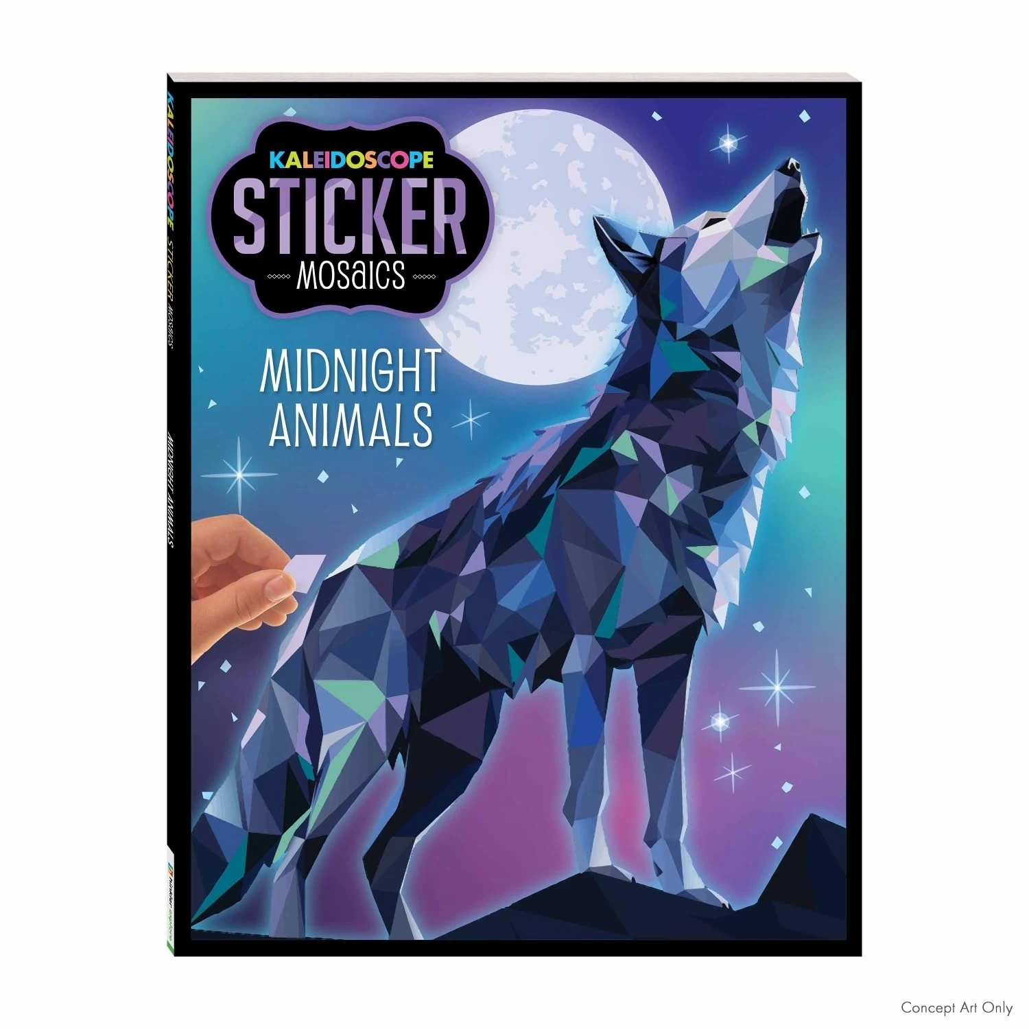 Kaleidoscope Sticker Mosaics Midnight Creatures (Animals)