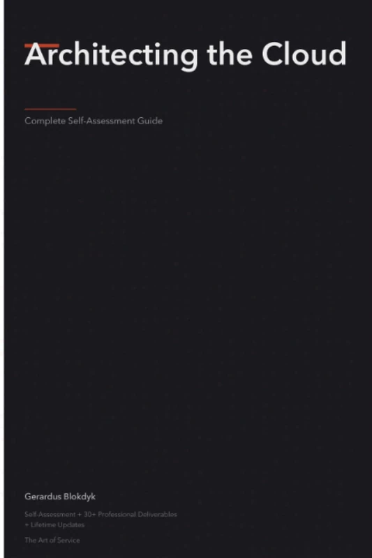 Architecting the Cloud Complete Self-Assessment Guide - Image 1