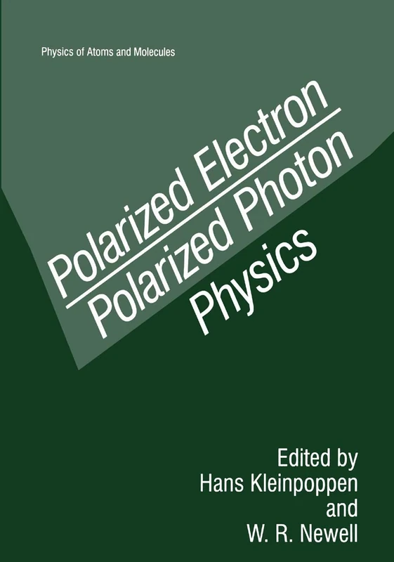 Springer Polarized Electron/Photon Physics - Science Book