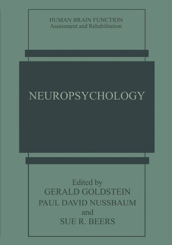 Neuropsychology (Human Brain Function: Assessment and Rehabilitation)