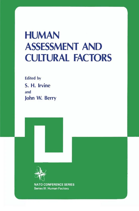 Human Assessment and Cultural Factors: 21 (Nato Conference Series, 21) - Image 1
