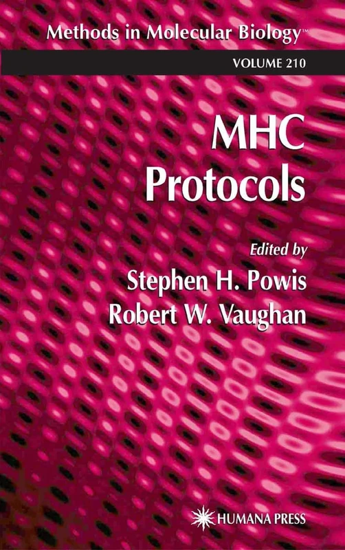 MHC Protocols: 210 (Methods in Molecular Biology, 210)