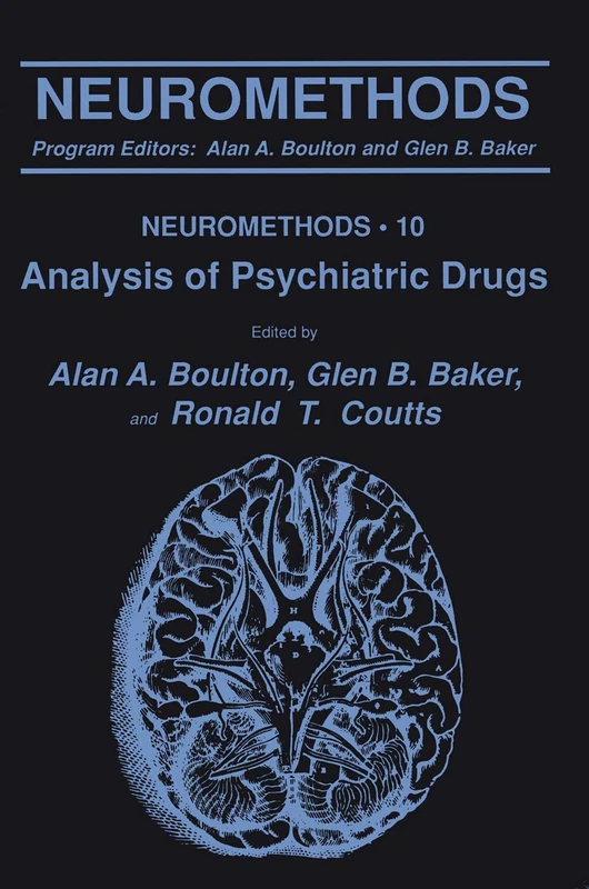 Humana Analysis of Psychiatric Drugs: 10 (Neuromethods, 10) - Image 1