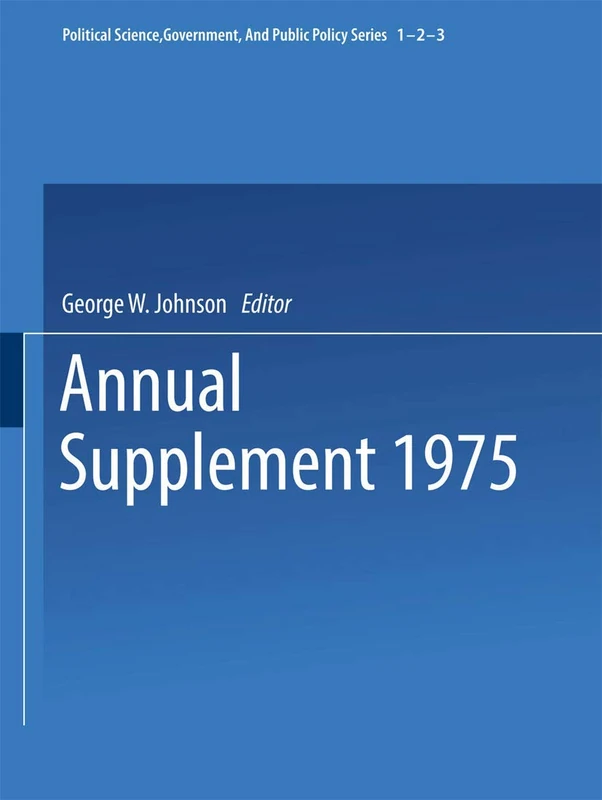 1975 Annual Supplement (The Universal Reference System)