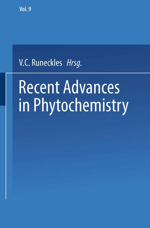 Recent Advances in Phytochemistry: Volume 9