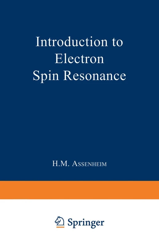 Introduction to Electron Spin Resonance (Monographs on Electron Spin Resonance)
