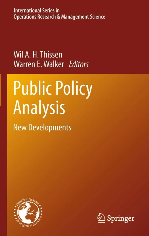 Public Policy Analysis: New Developments: 179 (International Series in Operations Research & Management Science, 179) - Image 1