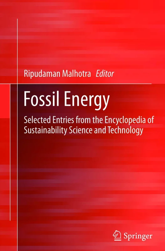 Fossil Energy: Selected Entries from the Encyclopedia of Sustainability Science and Technology