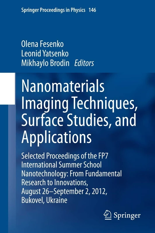 Nanomaterials Imaging Techniques, Surface Studies, and Applications: Selected Proceedings of the FP7 International Summer School Nanotechnology: From ... 146 (Springer Proceedings in Physics, 146)