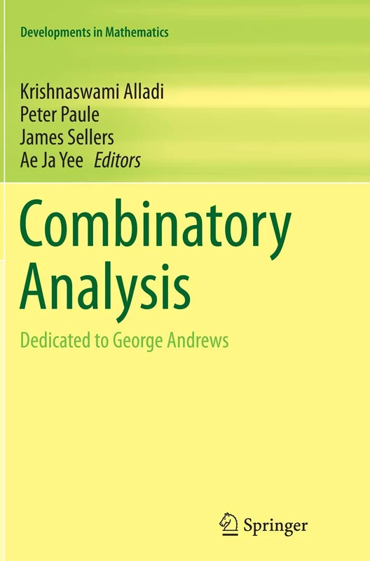 Combinatory Analysis: Dedicated to George Andrews: 32 (Developments in Mathematics, 32) - Image 1
