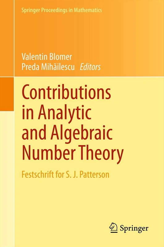 Contributions in Analytic and Algebraic Number Theory: Festschrift for S. J. Patterson: 9 (Springer Proceedings in Mathematics, 9) - Image 1