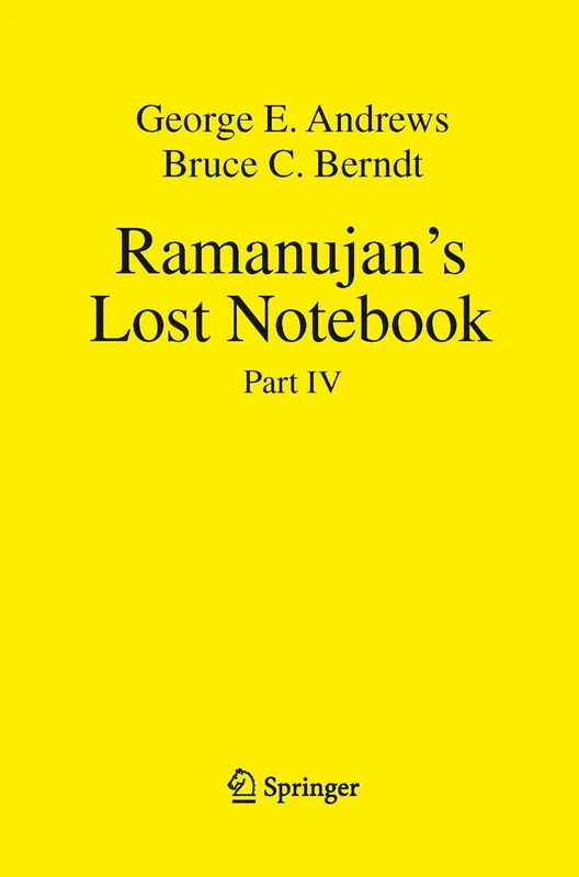 Ramanujan's Lost Notebook: Part IV
