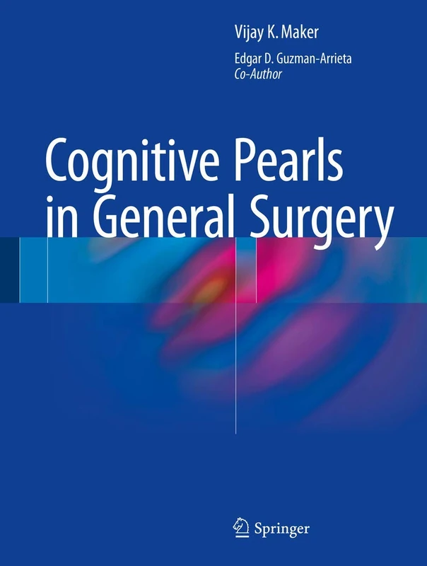 Springer Cognitive Pearls in General Surgery - Medical Text