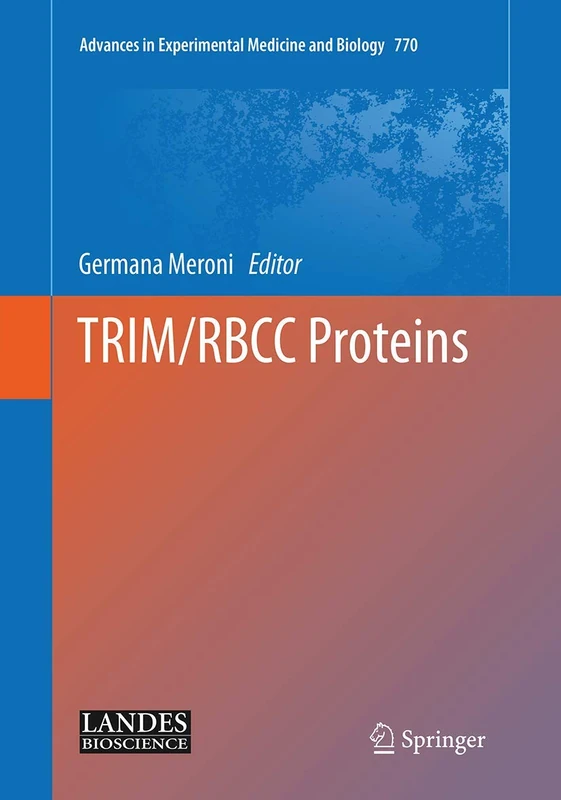 Springer TRIM/RBCC Proteins: 770 - Advances in Experimental Medicine - Image 1