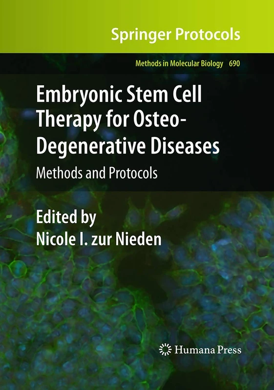 Humana Embryonic Stem Cell Therapy for Osteo-Degenerative Diseases