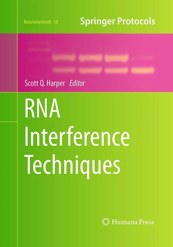RNA Interference Techniques: 58 (Neuromethods)